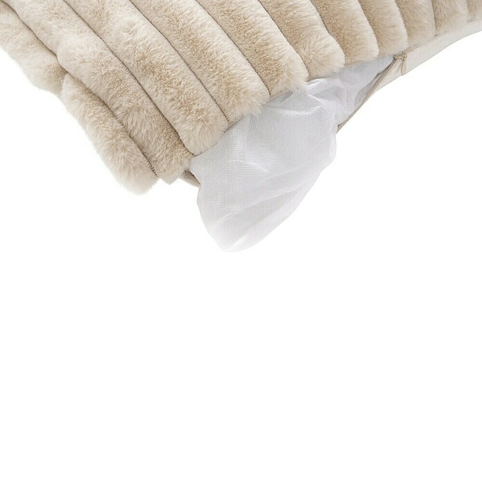 Kissen Plush (Beige, 45 x 45 cm, 100 % Polyester) | BAUHAUS