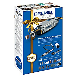 Dremel Multiherramienta 3000-3/45 (130 W, 10.000 r.p.m. - 33.000 r.p.m., 45 piezas)
