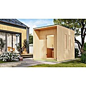 Karibu Saunahaus Laguna (L x B x H: 287,5 x 219,5 x 244 cm, Natur, Ohne Ofen) | BAUHAUS