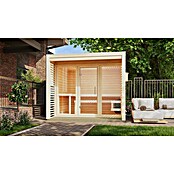 Karibu Saunahaus Angkor (Elektroofen, Steuerung Ofen: Extern, L x B x H: 276 x 276 x 231,5 cm) | BAUHAUS