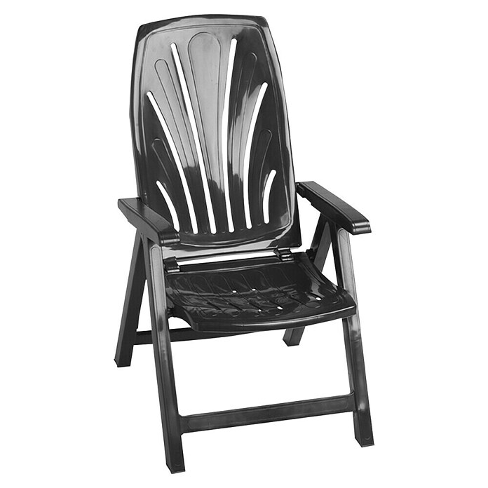 Sillón de posiciones Stella (L x An x Al: 47,5 x 42 x 109 cm, Antracita, Polipropileno) | BAUHAUS