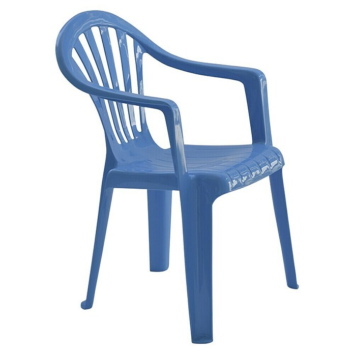 Silla de jardín infantil Arnau (L x An x Al: 36 x 32,5 x 49 cm, Azul, Polipropileno, Apilable) | BAUHAUS