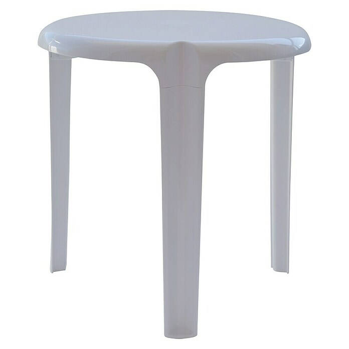 Mesa infantil Arnau (Ø x Al: 50 x 49 cm, Plástico, Blanco) | BAUHAUS