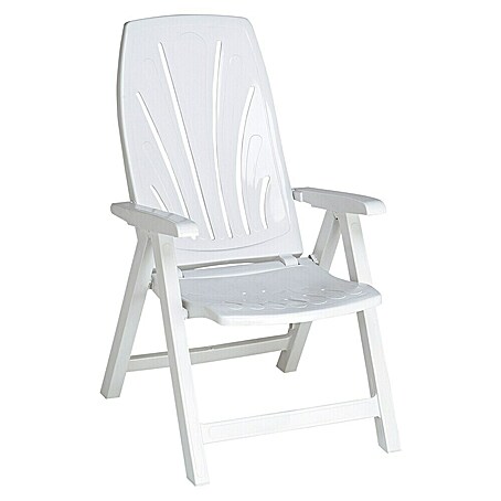 Sillón de posiciones Stella (L x An x Al: 47,5 x 42 x 109 cm, Blanco, Polipropileno)