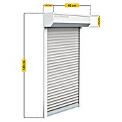 Schellenberg Rollladen-Komplett-Set MINI (Vorbau, 95 x 140 cm) | BAUHAUS