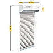 Schellenberg Rollladen-Komplett-Set MINI (Vorbau, 105 x 120 cm) | BAUHAUS