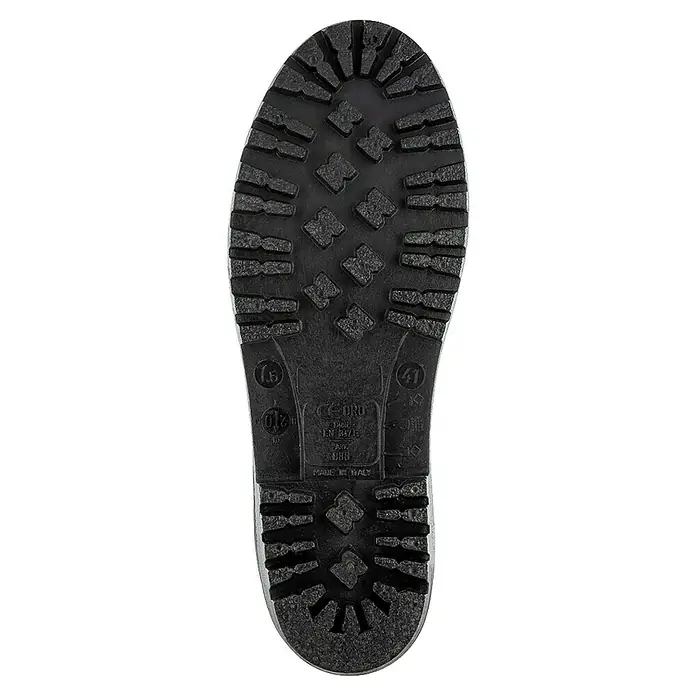 Black Fox Polska Gartenstiefel - 39, Grün - Detailaufnahme der Sohle eines robusten Schuhs mit tiefem Profil für optimalen Halt.