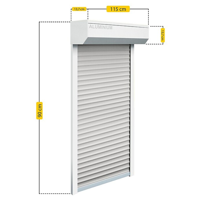 Schellenberg Rollladen-Komplett-Set MINI (Vorbau, 115 x 90 cm) | BAUHAUS