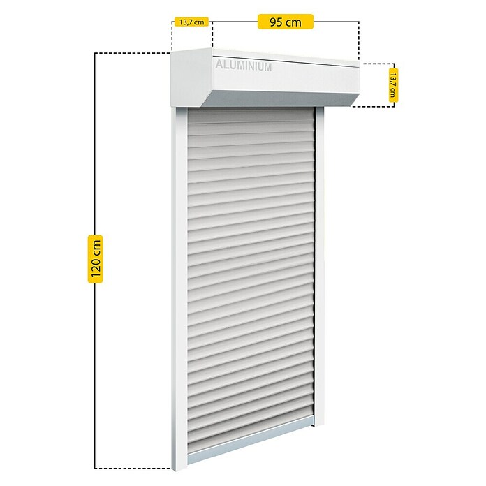 Schellenberg Rollladen-Komplett-Set MINI (Vorbau, 95 x 120 cm) | BAUHAUS