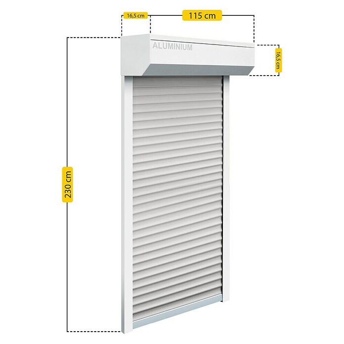 Schellenberg Rollladen-Komplett-Set MINI (Vorbau, 115 x 230 cm) | BAUHAUS