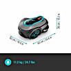 Gardena Mähroboter smart SILENO free (1 200 m², Schnittbreite: 22 cm, Satellitengestützte Navigation, GPS) | BAUHAUS