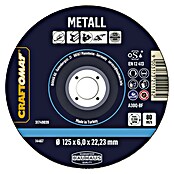 Craftomat Schruppscheibe A30Q-BF (Geeignet für: Metall, Durchmesser Scheibe: 125 mm, Stärke Scheibe: 6 mm) | BAUHAUS