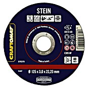 Craftomat Trennscheibe C24R-BF (Geeignet für: Stein, Durchmesser Scheibe: 125 mm, Stärke Scheibe: 3 mm) | BAUHAUS