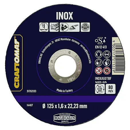 Craftomat  Trennscheibe INOXA60TBF