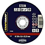 Craftomat Doorslijpschijf C24R-BF (Geschikt voor: Steen, Schijfdiameter: 230 mm, Dikte plaat: 3 mm) | BAUHAUS
