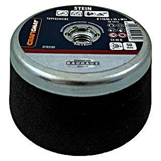 Craftomat Brusna skodela CS60N (Primerno za: Kamen, Maksimalna delovna hitrost: 50 m/s)