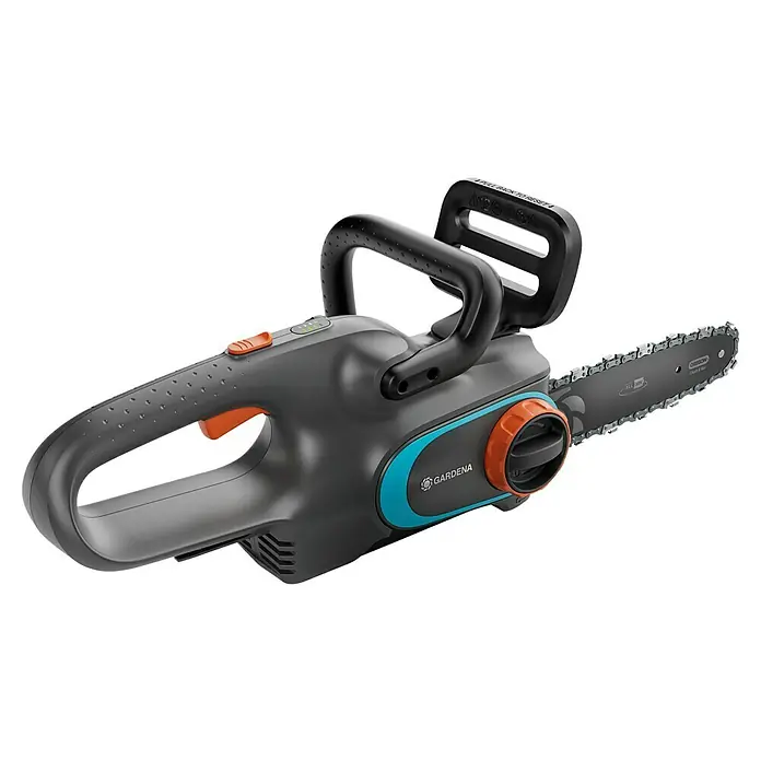 Gardena Power for All 18V Akku-Kettensäge PowerSaw 250/18V - 18 V, Ohne Akku, Schwertlänge: 25 cm - Abbildung einer Gardena Akku-Kettensäge.