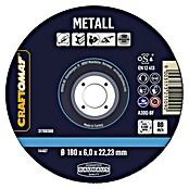 Craftomat Afbraamschijf A30Q-BF (Geschikt voor: Metaal, Schijfdiameter: 180 mm, Dikte plaat: 6 mm) | BAUHAUS
