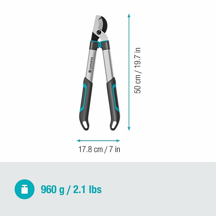 Gardena EasyCut Astschere S (Länge: 500 mm) | BAUHAUS
