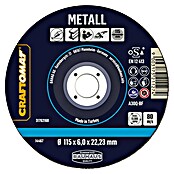 Craftomat Schruppscheibe A30Q-BF (Geeignet für: Metall, Durchmesser Scheibe: 115 mm, Stärke Scheibe: 6 mm) | BAUHAUS
