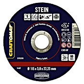 Craftomat Doorslijpschijf C24R-BF (Geschikt voor: Steen, Schijfdiameter: 115 mm, Dikte plaat: 3 mm) | BAUHAUS