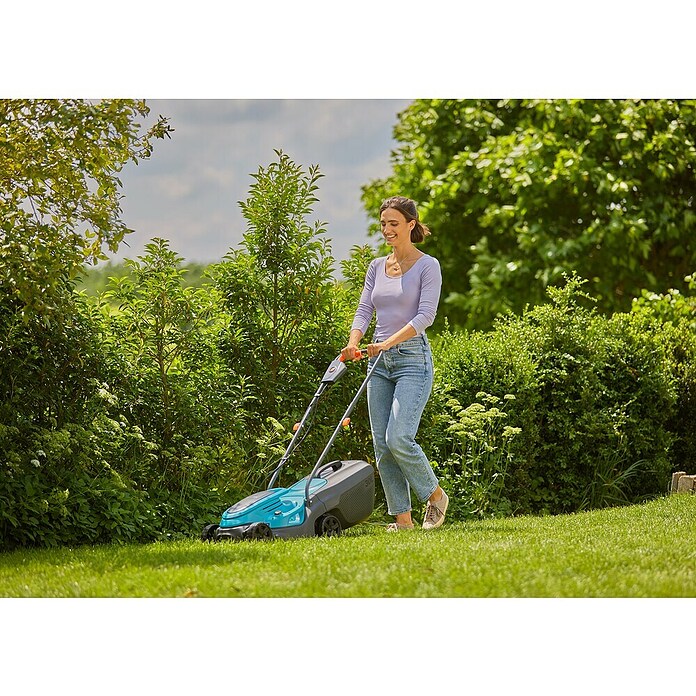 Gardena Power for All 18V Accu Grasmaaier EasyMax 32/18V (18 V, 1 accu, 4 Ah, Snijbreedte: 32 mm) | BAUHAUS