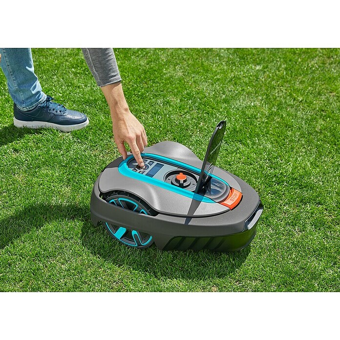 Gardena Mähroboter smart SILENO city 400 m² (400 m², Schnittbreite: 16 cm, Induktionsgestützte Navigation, Begrenzungskabel) | BAUHAUS