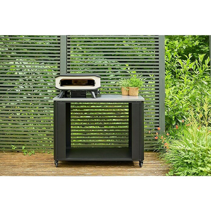 Cozze Outdoorküchen-Modul (Schwarz/Silber, B x T x H: 119 x 60 x 90 cm) | BAUHAUS