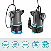 Gardena Schmutzwasserpumpe + Klarwasser 20000 Basic (550 W, Max. Fördermenge: 20.000 l/h, Eintauchtiefe: 7 m) | BAUHAUS