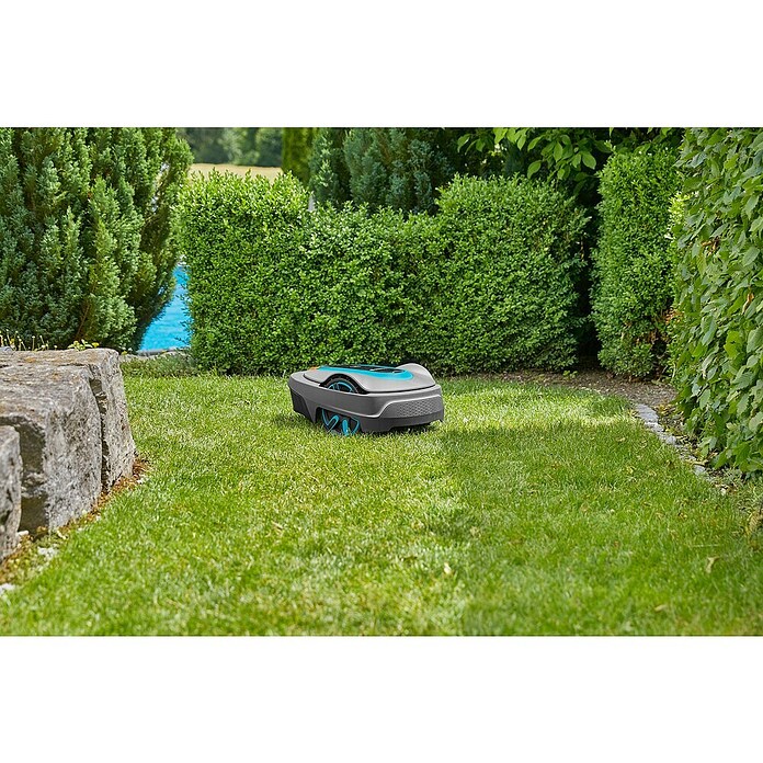 Gardena Mähroboter smart SILENO city 400 m² (400 m², Schnittbreite: 16 cm, Induktionsgestützte Navigation, Begrenzungskabel) | BAUHAUS