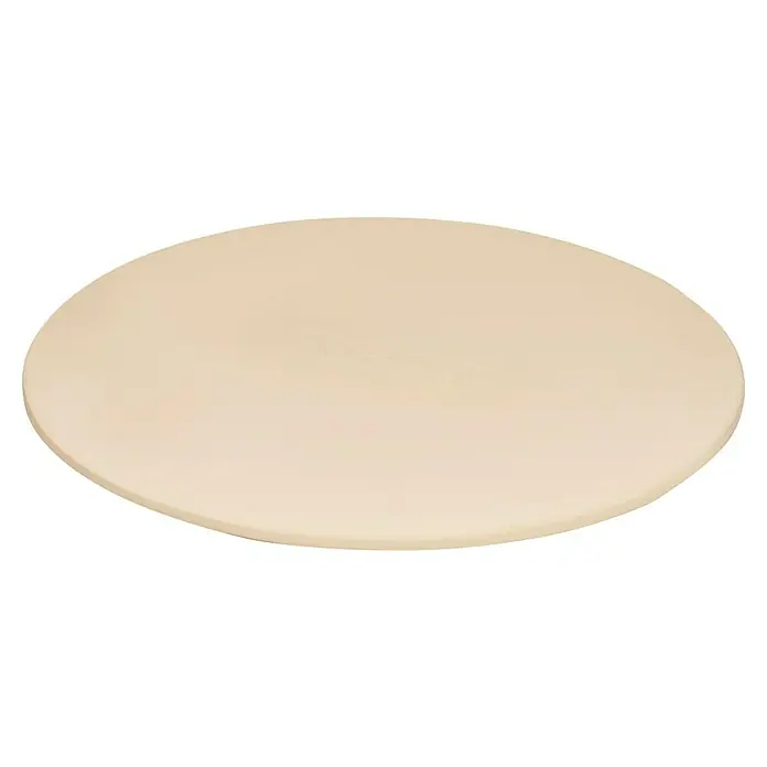 Cozze Pizzastein - Durchmesser: 34,5 cm, Corderit - Beige Pizzastein, ideal zum Backen von knusprigen Pizzen und Broten. Er sorgt für eine gleichmäßige Hitzeverteilung und ein authentisches Backergebnis.