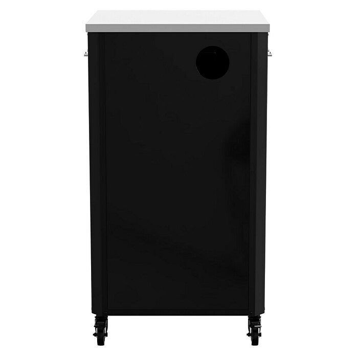 Cozze Grillküchen-Sideboard hoch (Schwarz/Silber) | BAUHAUS