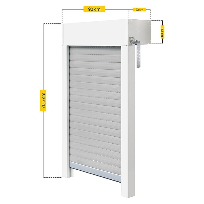 Schellenberg Rollladen-Komplett-Set MINI (Aufsatz, 90 x 60 cm) | BAUHAUS