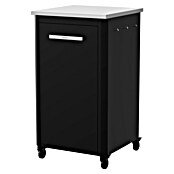 Cozze Grillküchen-Sideboard hoch (Schwarz/Silber) | BAUHAUS