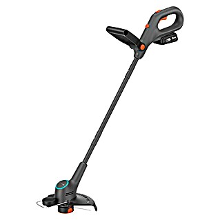 Gardena Power for All 18V Recortabordes de batería EasyTrim 25/18V (18 V, 2 Ah, Iones de litio, 1 batería, Ancho de corte hilo: 25 cm)