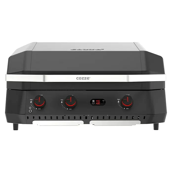 Cozze Gasgrill G 800 Combo - Grillfläche (B x T): 81,5 x 42 cm, 9,5 kW, Anzahl Brenner: 3 Stk. - Cozze Gasgrill mit drei Brennern und digitalem Display für präzise Temperaturkontrolle. Ideal für Pizza und mehr.