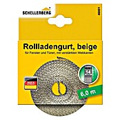 Schellenberg Rollladengurt (Beige, Länge: 6 m, Gurtbreite: 14 mm)