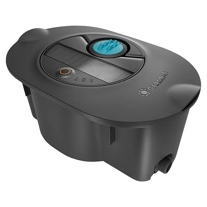 Gardena Sprinklersystem Versenkregner-Set AquaPrecise Basis - Max. Regnerfläche: 320 m², Reichweite ca.: 2 m - 10 m - Gardena Bewässerungscomputer im Detail, der die smarte Steuerung der Gartenbewässerung ermöglicht.
