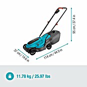 Gardena Power for All 18V Accu Grasmaaier EasyMax 32/18V (18 V, 1 accu, 4 Ah, Snijbreedte: 32 mm) | BAUHAUS