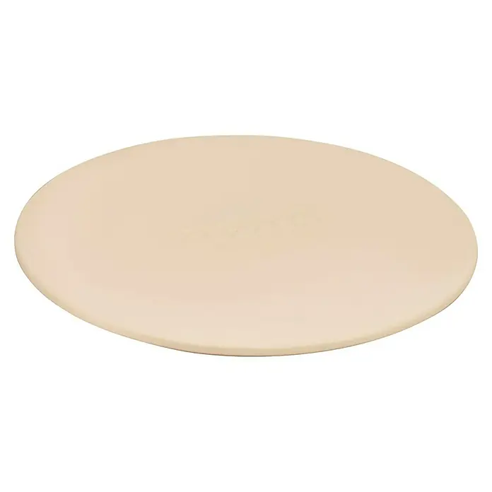 Cozze Pizzastein - Durchmesser: 34,5 cm, Corderit - Runde Pizzastein-Kochfläche, ideal zum Backen von knusprigen Pizzen und Brot, sorgt für gleichmäßige Wärmeverteilung und köstliche Ergebnisse.