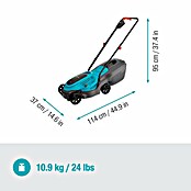 Gardena Power for All 18V Cortacésped de batería EasyMax 32/18V (18 V, Sin batería, Ancho de corte: 32 mm) | BAUHAUS