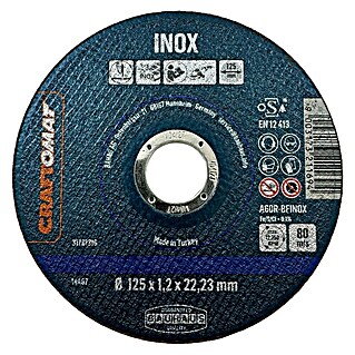 Craftomat Doorslijpschijf A6OR-BFINOX (Schijfdiameter: 125 mm, Dikte plaat: 1,2 mm, 10 st.)