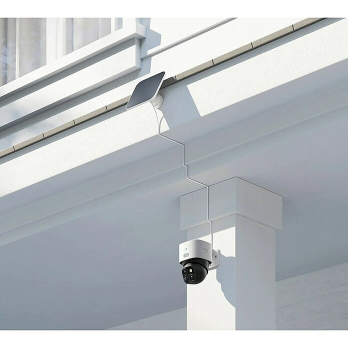 Eufy Nadzorna kamera s solarnim panelom S340  (Kot zaznavanja: 135 °, Doseg zaznavanja: 15 m) | 1335 - Alarmanlagen/Videoüberwachung/inkl Zubehör | AAHC - Sicherheitsshop | AAH - Sicherheit | AA - Eisenwaren | A - Eisenwaren | BAUHAUS