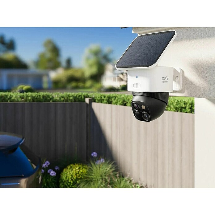 Eufy Nadzorna kamera s solarnim panelom S340  (Kot zaznavanja: 135 °, Doseg zaznavanja: 15 m) | 1335 - Alarmanlagen/Videoüberwachung/inkl Zubehör | AAHC - Sicherheitsshop | AAH - Sicherheit | AA - Eisenwaren | A - Eisenwaren | BAUHAUS