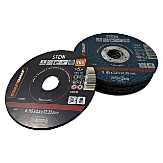 Craftomat Trennscheibe C24R-BF (Geeignet für: Stein, Durchmesser Scheibe: 115 mm, 10 Stk.)