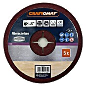 Craftomat Fiberschijven (Diameter: 180 mm, Korreling: 60, 5 st.) | BAUHAUS