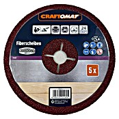 Craftomat Fiberschijven (Diameter: 180 mm, Korreling: 24, 5 st.) | BAUHAUS