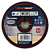 Craftomat Fiberscheiben (Durchmesser: 115 mm, Körnung: 60, 5 Stk.) | BAUHAUS