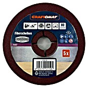 Craftomat Fiberschijven (Diameter: 125 mm, Korreling: 80, 5 st.) | BAUHAUS