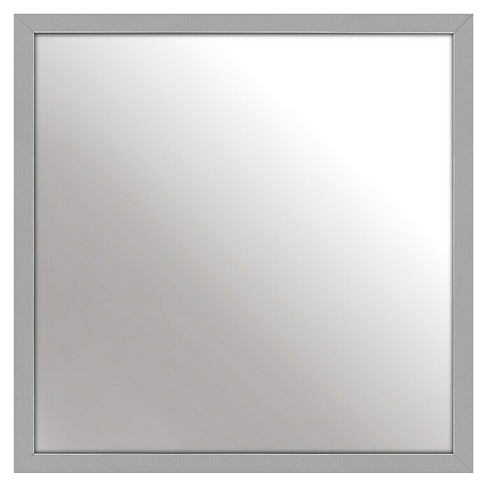 Rahmenspiegel Kerio (40 x 40 cm, Silber, Holz) | BAUHAUS